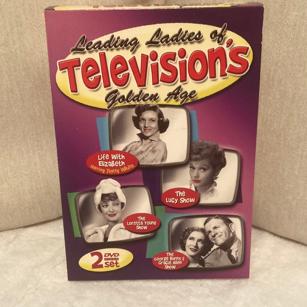 DVD of Leading Ladies of Television Golden Age 2 CDs in one case 1 CD not opened